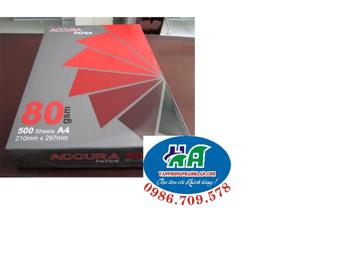Giấy A4 Acura  ĐL 80gsm
