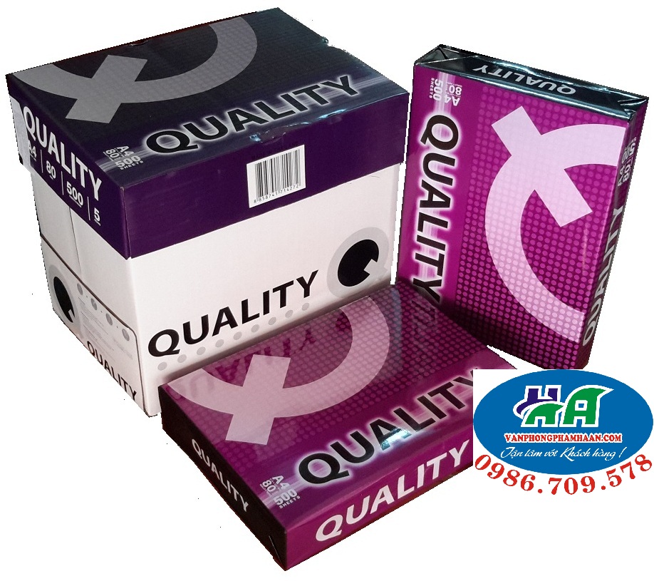 Giấy A 4 Quality ĐL 80gsm